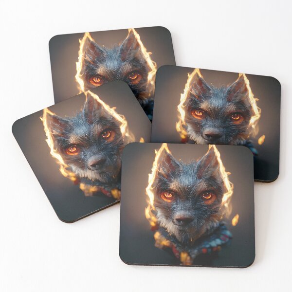 Item preview, Fire wolf designed and sold by GeneratedArt.