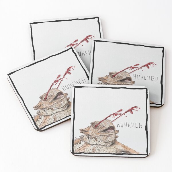 Item preview, Desert horned lizard - “huhehehe” designed and sold by SmelDraws.