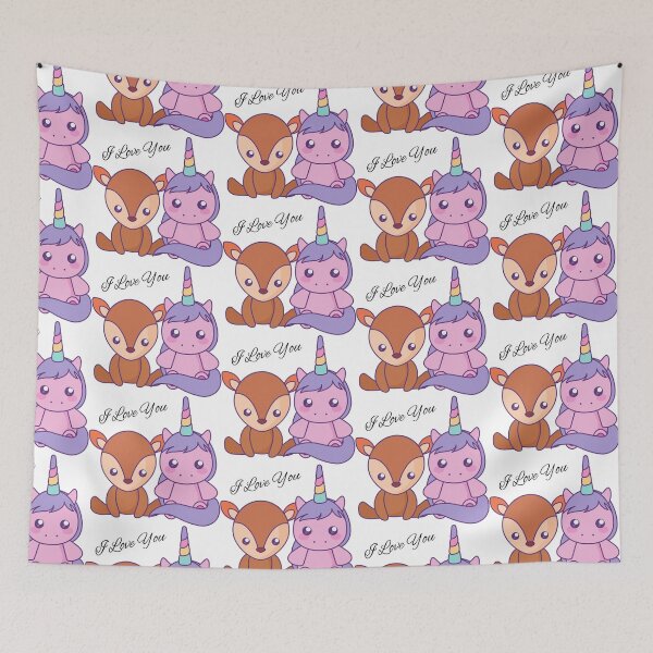 Item preview, Cervo e Unicórnio - Love designed and sold by Meditanacor.