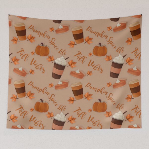 Item preview, Pumpkin Spice Pattern designed and sold by TeaLeef.