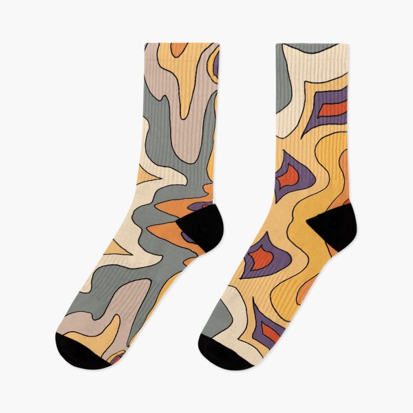 Item preview, Modern Design 279 abstract Orange Gray designed and sold by artbylucie.