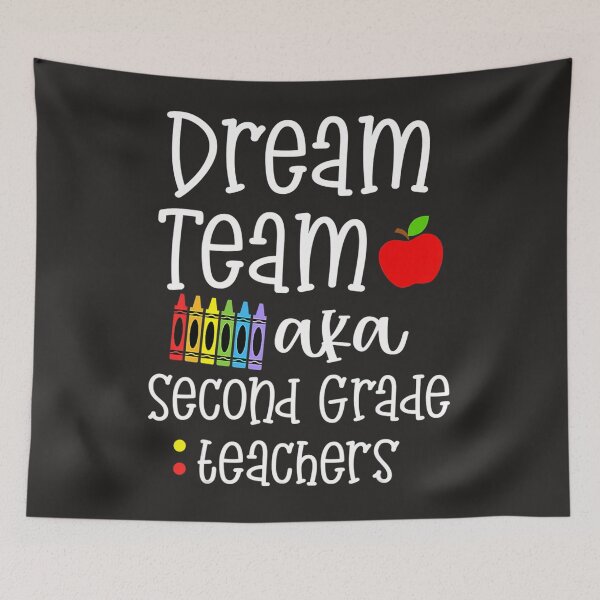 Item preview, Dream team second grade Fun Teachers Back to School Gift  designed and sold by fawsonpnhamme.