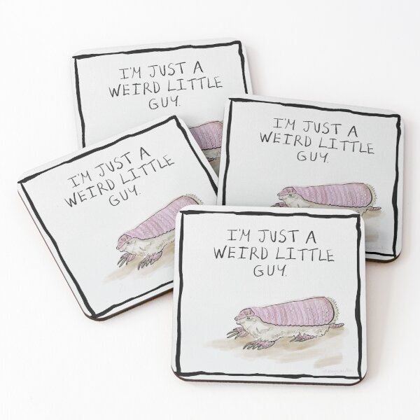 Item preview, Pink fairy Armadillo - “I’m just a weird little guy” designed and sold by SmelDraws.