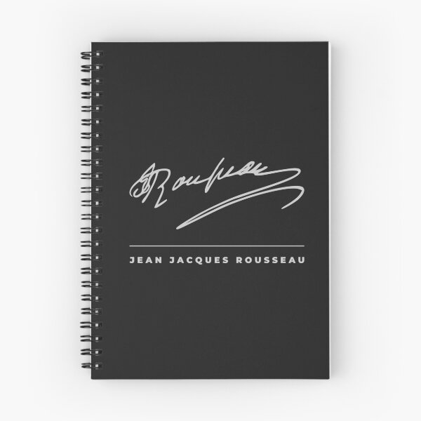 Item preview, Jean Jacques Rousseau signature t-shirt designed and sold by CMYKStudio.