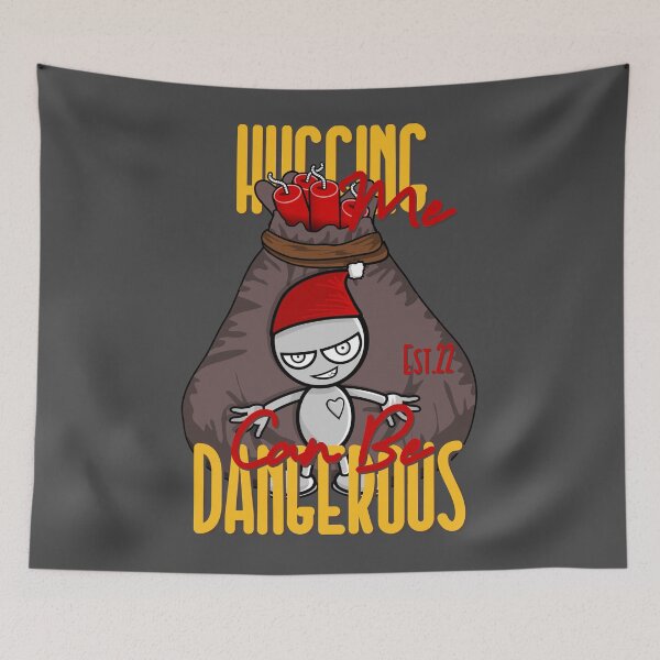 Item preview, HUGGING ME CAN BE DANGEROUS designed and sold by GAADesignz.