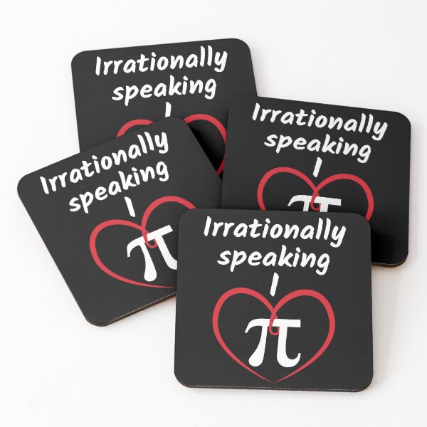 Item preview, Irrationally Speaking I Love Pi with Heart designed and sold by BluePlanetMerch.