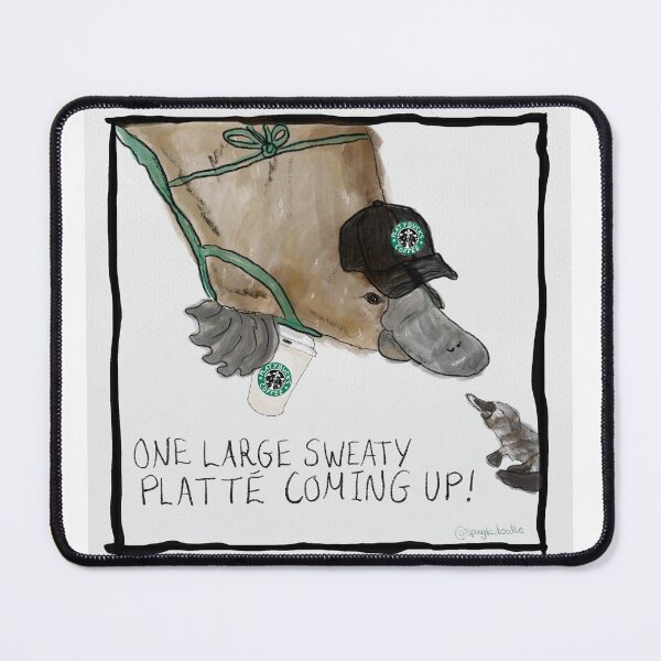 Item preview, Platypus - “one large sweaty platè coming up” designed and sold by SmelDraws.