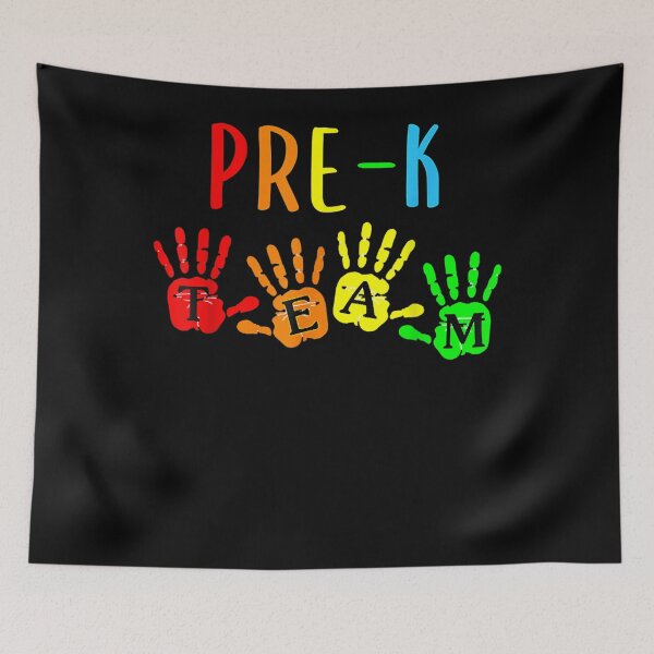 Item preview, Back To School Pre K Teacher Team Handprints  designed and sold by scirarmav.
