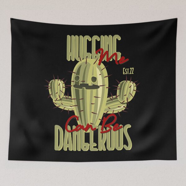 Item preview, HUGGING ME CAN BE DANGEROUS designed and sold by GAADesignz.