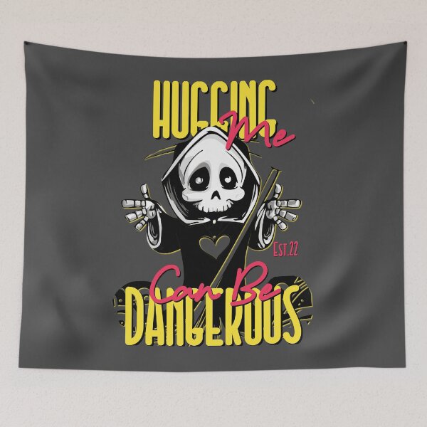 Item preview, HUGGING ME CAN BE DANGEROUS designed and sold by GAADesignz.