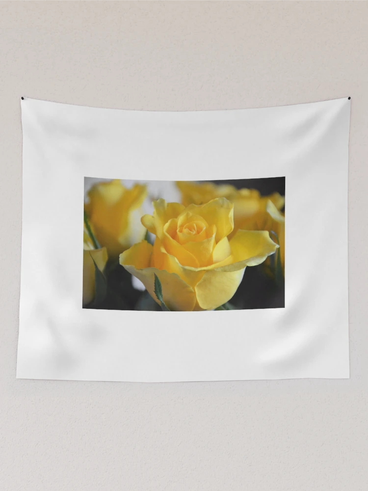 Thumbnail 2 of 3, Tapestry, Yellow Roses designed and sold by TheaShutterbug.