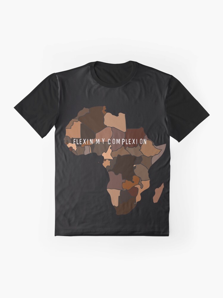 Alternate view of Flexin My Complexion Graphic T-Shirt
