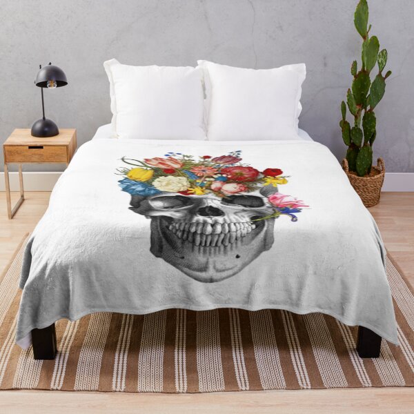 Item preview, Bull skull with cacti crown - hand painted watercolor designed and sold by Stevenobinsun.