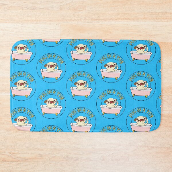 Item preview, Pug in a Tub YELLOW designed and sold by to-esu.
