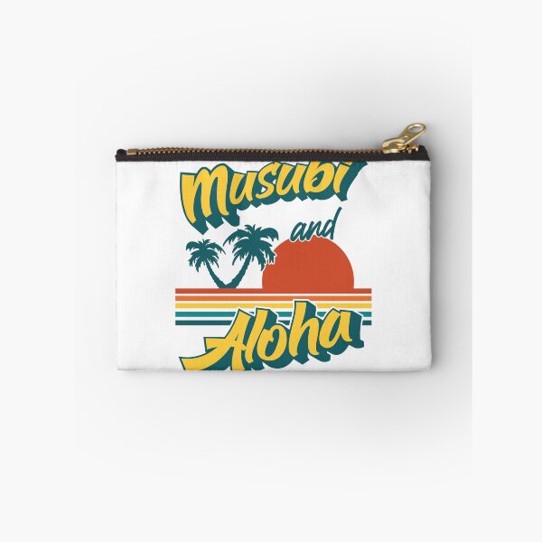 Item preview, Musubi and Aloha Retro Hawaiian Sunset  designed and sold by Huhnerdieb Apparel.