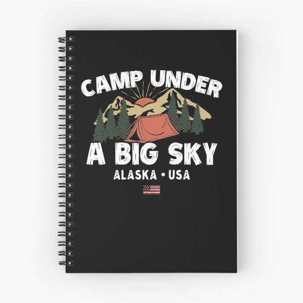 Item preview, Camp Under a Big Sky Alaska USA designed and sold by karmcg.