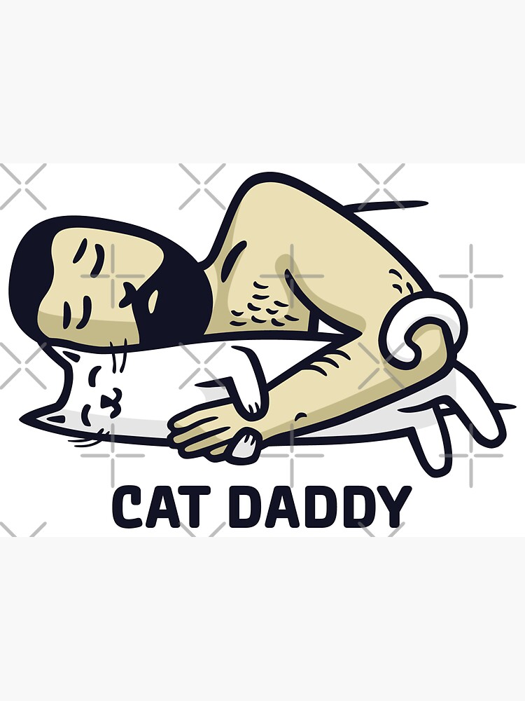 Cat Daddy Magnet For Sale By Beardsandcats Redbubble 0621
