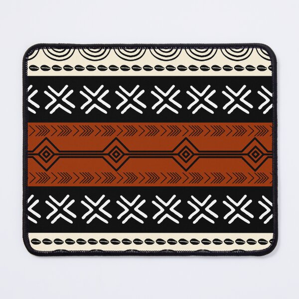 Item preview, White African Mud Cloth Fabric Design designed and sold by funkyvibes.