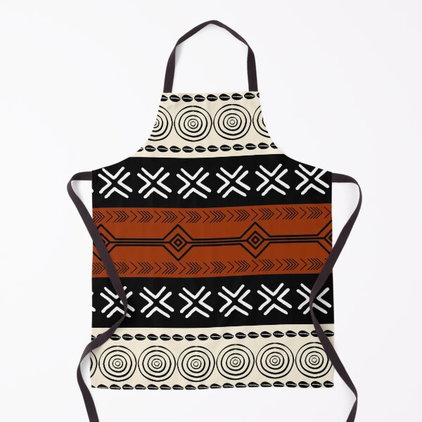 Item preview, White African Mud Cloth Fabric Design designed and sold by funkyvibes.