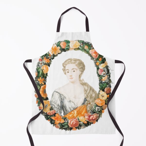 Item preview, Flower Bouquet Classical Pretty Lady Painting designed and sold by Old Soul Vintage .