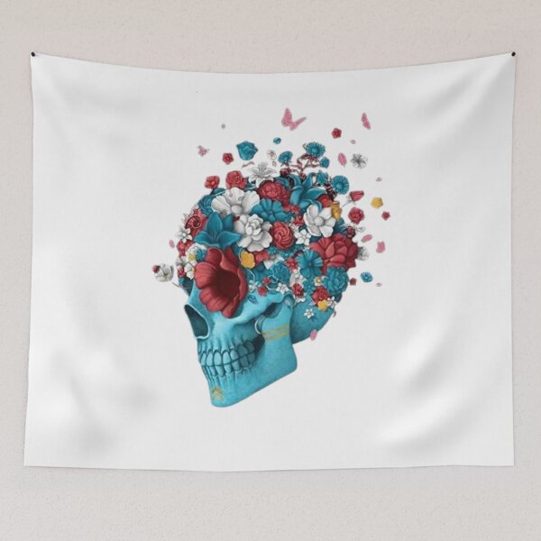 Item preview, Bull skull with cacti crown - hand painted watercolor designed and sold by Stevenobinsun.