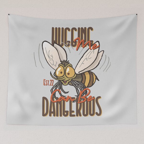 Item preview, HUGGING ME CAN BE DANGEROUS designed and sold by GAADesignz.