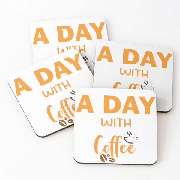 Item preview, A DAY with Coffee T-shirt designed and sold by Muhammad Khalil.