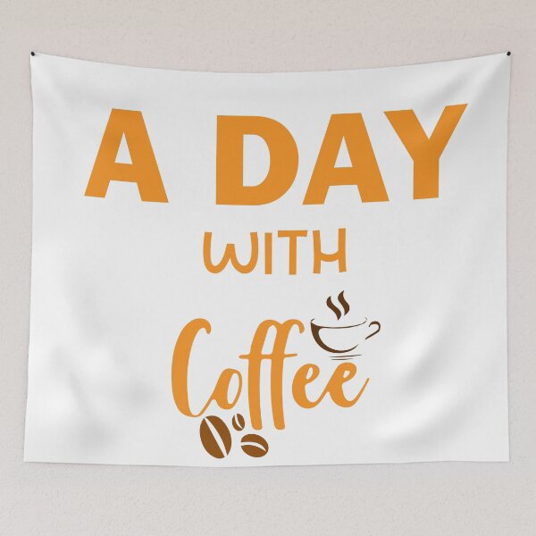 Item preview, A DAY with Coffee T-shirt designed and sold by Muhammad Khalil.