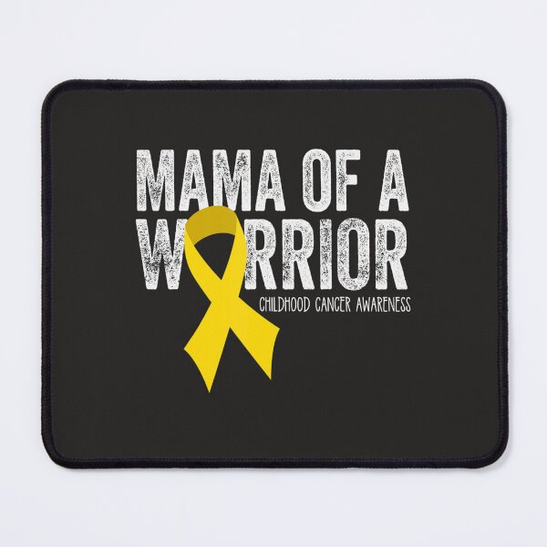 Item preview, Mama of a Warrior Childhood Cancer  Ribbon Oncology designed and sold by schromtlmaascha.