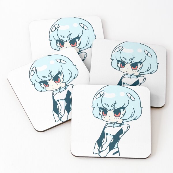 Item preview, Ayanami rei evangelion cute simple chibi designed and sold by Axtrea.