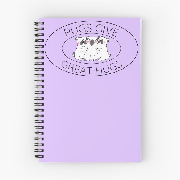 Item preview, Pugs Give Great Hugs Funny Pug Design designed and sold by to-esu.