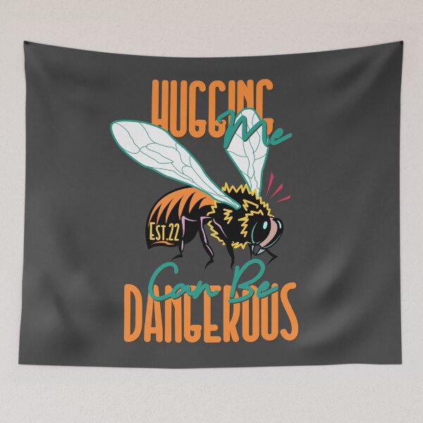 Item preview, HUGGING ME CAN BE DANGEROUS designed and sold by GAADesignz.