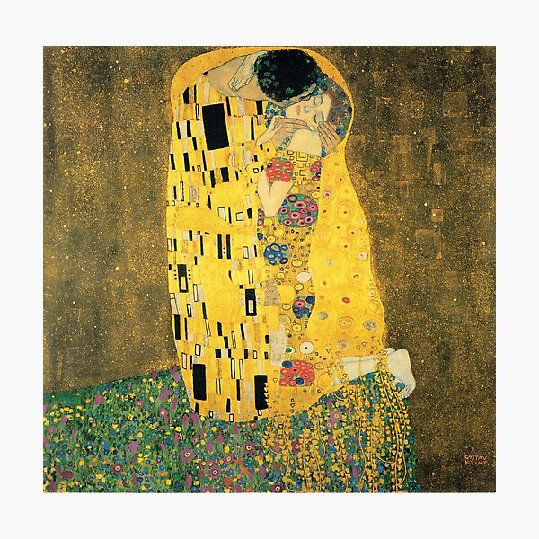 The Kiss - Gustav Klimt Photographic Print