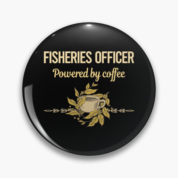 Item preview, Powered By Coffee Fisheries Officer designed and sold by trinayolkcelia.