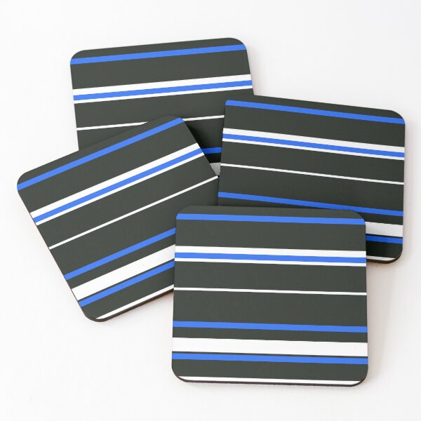 Item preview, Blue, Black & White designed and sold by aasiriartstudio.