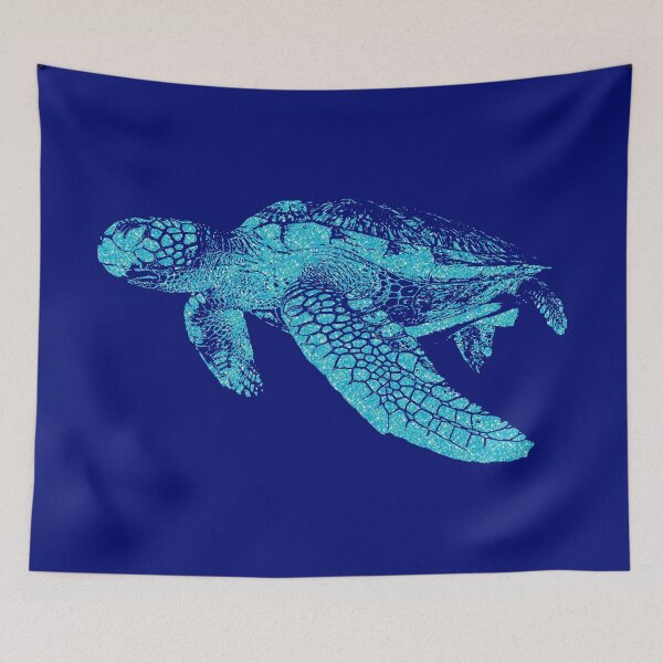 Item preview, Blue Sea Turtle Sweatshirt, by DAM Creative, designed and sold by DAM Creative ⭐⭐⭐⭐⭐.