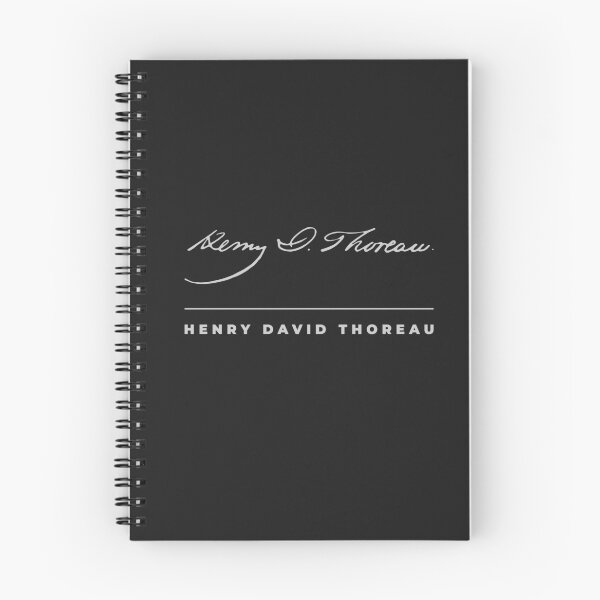 Item preview, Henry David Thoreau signature t-shirt designed and sold by CMYKStudio.