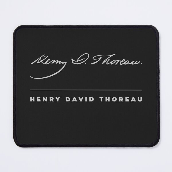 Item preview, Henry David Thoreau signature t-shirt designed and sold by CMYKStudio.