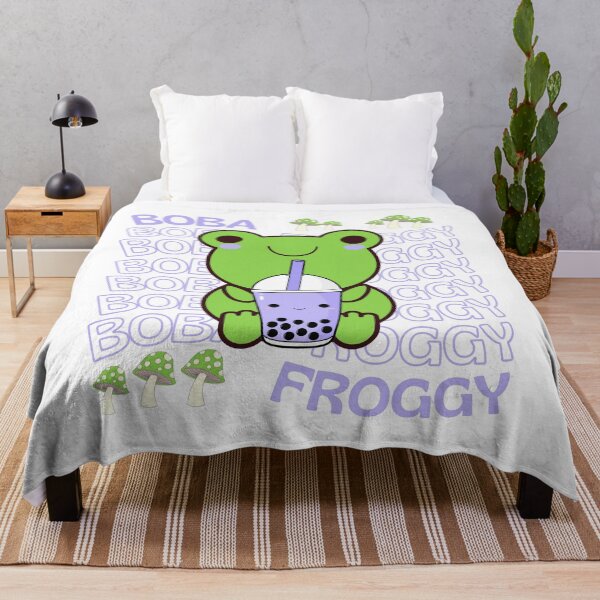 Item preview, Cute Cartoon Kawaii Frog drinking Boba Tea | adorable Boba animals | Kawaii aesthetic | Kawaii Boba Tea Frog | Froggy Boba | Chibi kawaii frog and mushroom designed and sold by Saffire6.