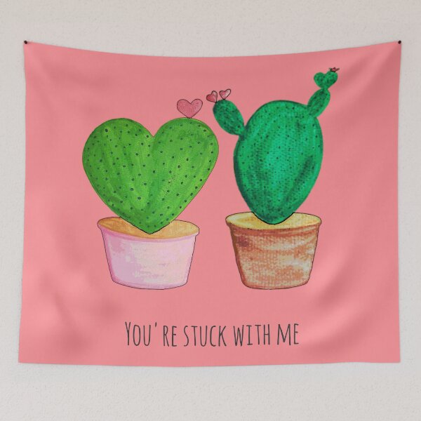 Item preview, Cactus You're Stuck With Me Tote Bag designed and sold by YvonneTLH09.