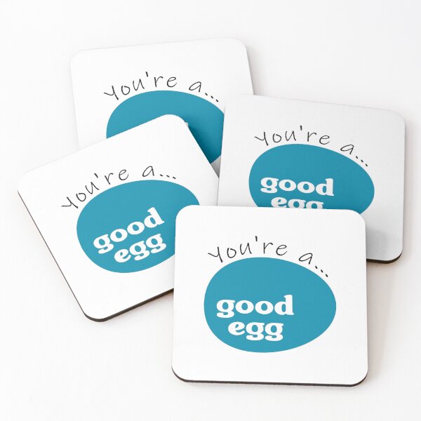 Item preview, You're a Good Egg (Teal Egg) designed and sold by NameThatShirt.