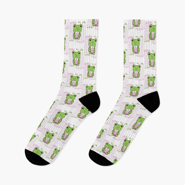 Item preview, Cute Cartoon Kawaii Frog drinking Boba Tea | adorable Boba animals | Kawaii aesthetic | Kawaii Boba Tea Frog | Froggy Boba | Chibi kawaii frog and mushroom designed and sold by Saffire6.