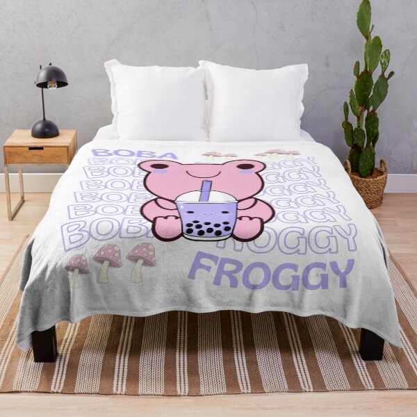 Item preview, Cute Cartoon Kawaii Frog drinking Boba Tea | adorable Boba animals | Kawaii aesthetic | Kawaii Boba Tea Frog | Froggy Boba | Chibi kawaii frog and mushroom designed and sold by Saffire6.