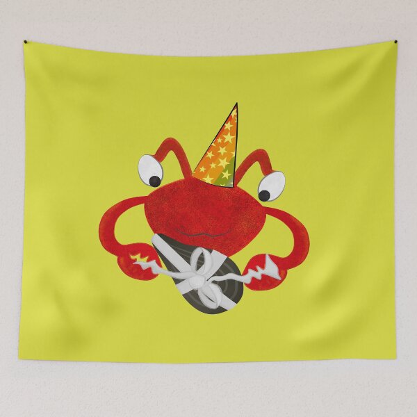 Item preview, Beach party for the birthday crab (zodiac sign: cancer) designed and sold by shackledlettuce.