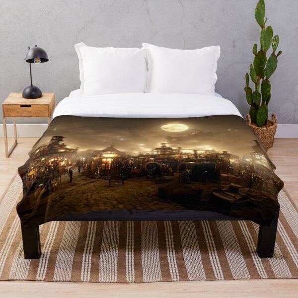 Item preview, Paisaje de ciudad steampunk designed and sold by GeneratedArt.