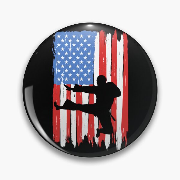 Item preview, Vintage Karate Karatedo American Flag designed and sold by Trostberger.