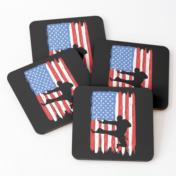 Item preview, Vintage Karate Karatedo American Flag designed and sold by Trostberger.