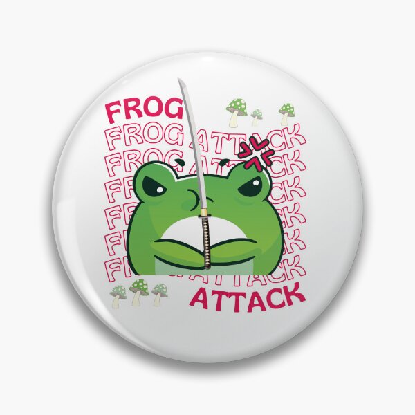Item preview, Cute Cartoon Kawaii Frog holding knife | adorable knife animals | Japanese Kawaii aesthetic | Kawaii knife Frog | Froggy knife | Chibi kawaii frog and mushrooms designed and sold by Saffire6.