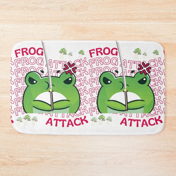 Item preview, Cute Cartoon Kawaii Frog holding knife | adorable knife animals | Japanese Kawaii aesthetic | Kawaii knife Frog | Froggy knife | Chibi kawaii frog and mushrooms designed and sold by Saffire6.