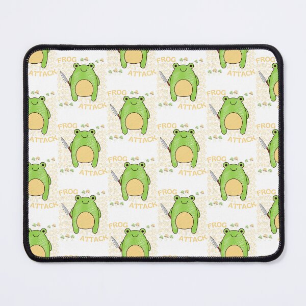 Item preview, Cute Cartoon Kawaii Frog holding knife | adorable knife animals | Japanese Kawaii aesthetic | Kawaii knife Frog | Froggy knife | Chibi kawaii frog and mushrooms designed and sold by Saffire6.
